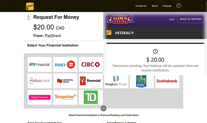 Interac Deposit