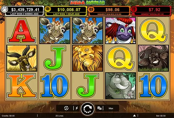 Mega Moolah Slot