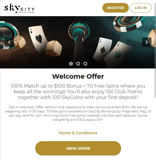 SkyCity Bonus